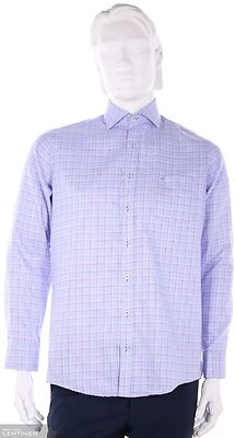 Casamoda ruudullinen modern fit kauluspaita