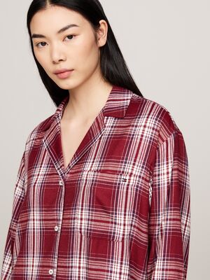 Tommy Hilfiger ruudullinen flanelli yöpaita