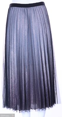 frank lyman liukuvärjätty pliseeri hame