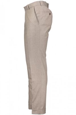 Turo hiekansävyiset suorat housut puvulle