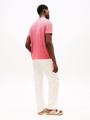 Tommy Hilfiger roosanvärinen regular fit t-paita