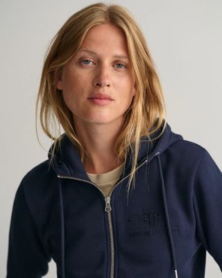 Gant tummansininen collegetakki