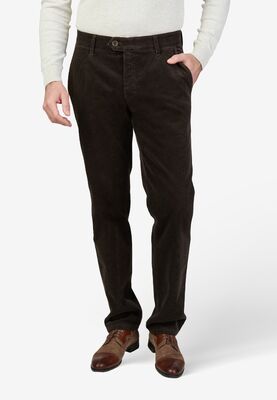 Club Comfort ruskeat valosamettihousut