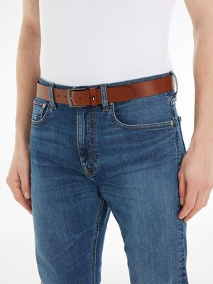 Tommy Hilfiger ruskea nahkavyö