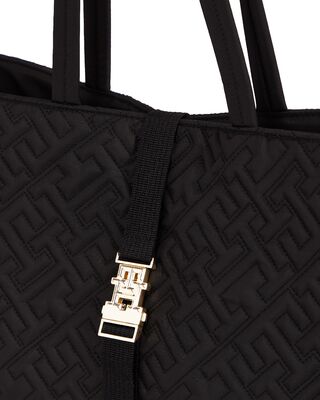 Tommy Hilfiger musta tikattu käsilaukku