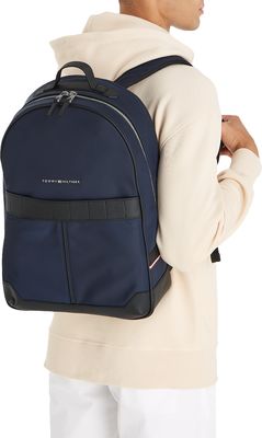 Tommy hilfiger tummansininen reppu