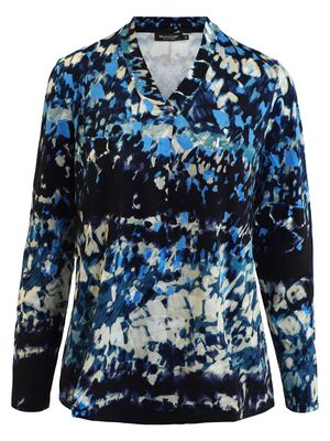 Signature kuviollinen pitkähihainen trikoopusero