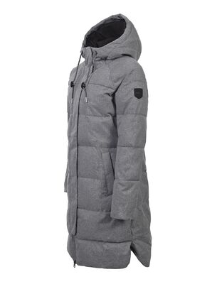 Ivalo harmaa hupullinen talvitakki