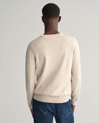 Gant hiekansävyinen puuvilla neule