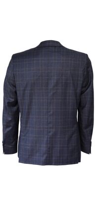 Buzo Alexander tummanharmaa ruudullinen irtotakki