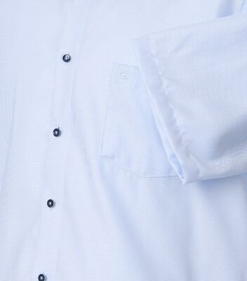 Casamoda vaaleansininen comfort fit lyhythihainen kauluspaita