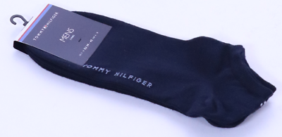 Tommy Hilfigerin tummansiniset varrettomat puuvillasukat 2-kpl/pakkaus