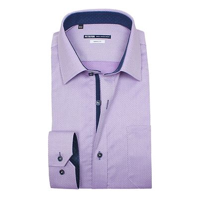 Petrifun pitkähihainen kauluspaita slim fit mitoituksella