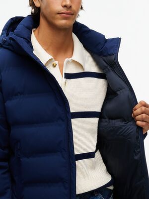 Tommy Hilfiger sininen paksu toppapusakka