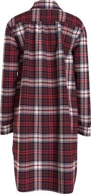 Tommy HIlfiger viinipunainen flanelli yöpaita