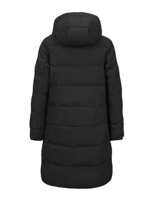 Ivalo musta lämmin untuvatakki