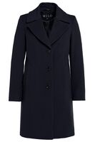 Milo musta klassinen villakangastakki