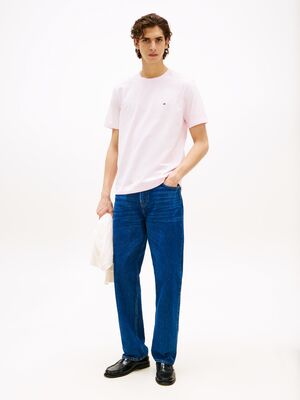 Tommy HIlfiger vaaleanpunainen regular fit t-paita