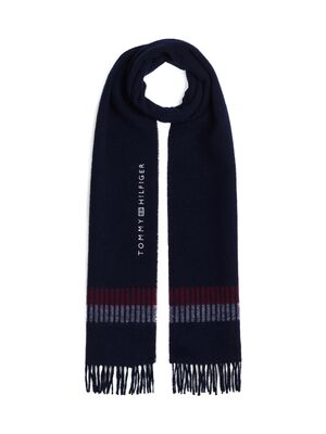 Tommy Hilfiger tummansininen villahuivi