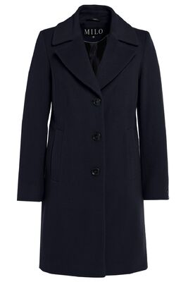 Milo musta klassinen villakangastakki