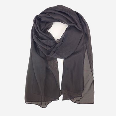 Veniz musta suorakaiteen muotoinen huivi