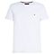 Tommy Hilfiger valkoinen slim fit valkoinen t-paita