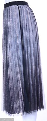 frank lyman liukuvärjätty pliseeri hame