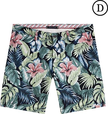 Tommy Hilfiger kukkakuosinen shortsi viisitasku malli