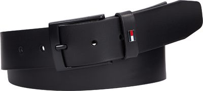 Tommy Hilfiger musta nahkavyö