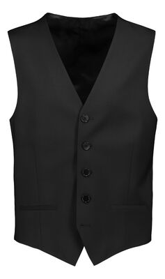 Turo musta slim fit liivi puvulle