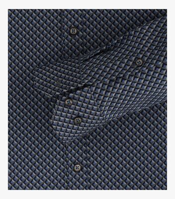 Venti sininen kuviollinen body fit paita