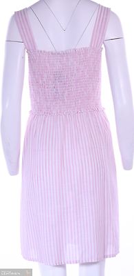 Lea H vaaleanpunainen raidallinen mekko
