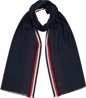 Tommy Hilfiger tummansininen kaulahuivi