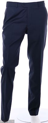 Turon tummansiniset klassiset suorat housut