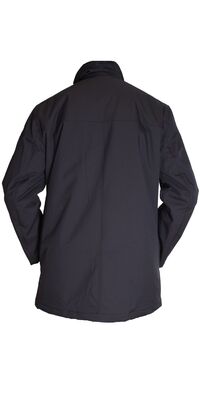 Buzo musta tikkivuorillinen talvitakki