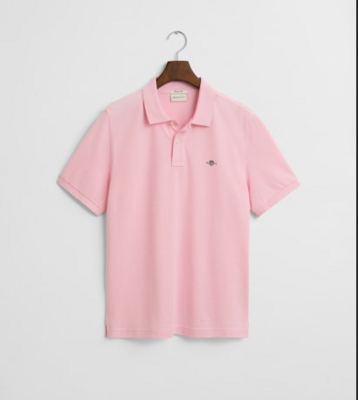 Gant pinkin sävyinen pikeepaita