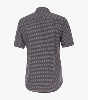 Casamoda comfort fit kuviollinen lyhythihainen kauluspaita