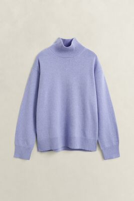 Gant vaaleansininen villaneule poolokauluksella