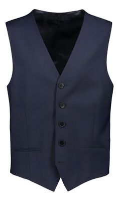 Turo tummansininen slim fit liivi puvulle