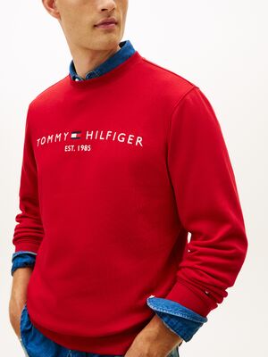 Tommy Hilfiger punainen college pusero