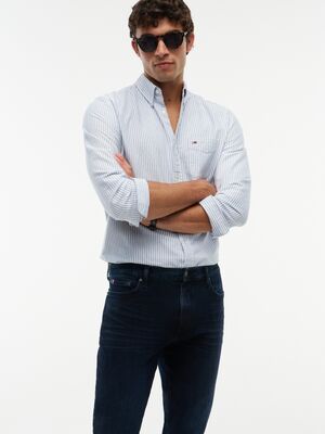 Tommy Hilfiger tummansinset Bleecker-malliset slim fit farkut