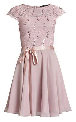 Swing vaalea roosa juhlamekko