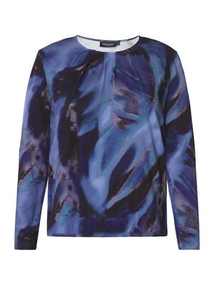 Signature sininen kuviollinen trikoopusero