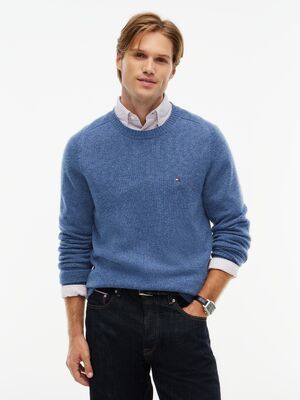 Tommy Hilfiger sininen villaneulepusero