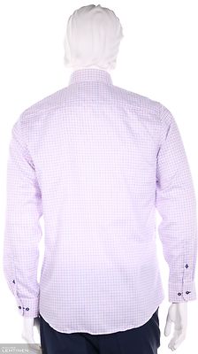 Petrifun ruudullinen normal fit kauluspaita