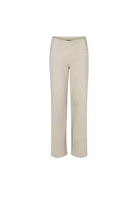 Laurie Donna Loose beiget väljälahkeiset housut