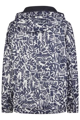 Lebek tummansininen kevättakki kääntötakki mallina