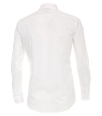 Venti valkoinen body fit kauluspaita