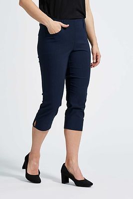 Laurien tummansiniset regular mallin capri housut