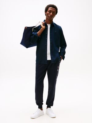 Tommy Hilfiger tummansiniset collegehousut